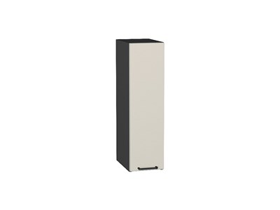 Шкаф верхний бутылочница Флэт Graphite, Cashmere In 2S, 720, 200 В*Ш*Г 716*200*318, фасад ЛДСП  Cashmere In 2S, корпус  Graphite ms2510VVT_55829