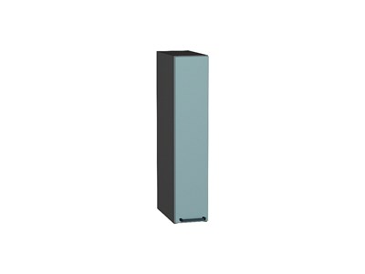 Шкаф верхний бутылочница Флэт Graphite, Grey-green In 2S, 150 В*Ш*Г 716*150*318, фасад ЛДСП  Grey-green In 2S, корпус  Graphite ms2510VVT_56862