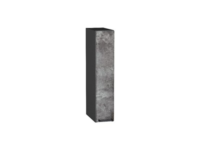 Шкаф верхний бутылочница Флэт Graphite, Temple Stone 2S, 150 В*Ш*Г 716*150*318, фасад ЛДСП  Temple Stone 2S, корпус  Graphite ms2510VVT_52564