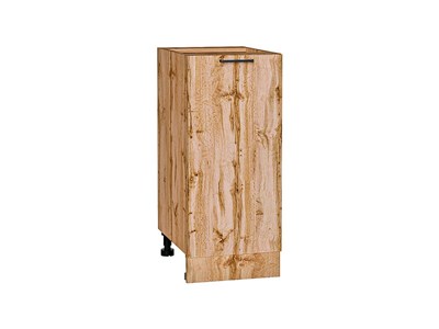 Шкаф нижний с 1-ой дверцей Флэт Дуб Вотан, Wotan Oak 2S, 350 В*Ш*Г 816*350*478, фасад ЛДСП  Wotan Oak 2S, корпус  Дуб Вотан ms2510VVT_65187