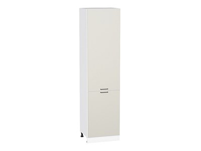 Шкаф пенал с 2-мя дверцами Флэт Белый, Cashmere In 2S, 2340, 600 В*Ш*Г 2336*600*574, фасад ЛДСП  Cashmere In 2S, корпус  Белый ms2510VVT_55854