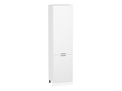 Шкаф пенал с 2-мя дверцами Флэт Белый, White In 2S, 2340, 600 В*Ш*Г 2336*600*574, фасад ЛДСП  White In 2S, корпус  Белый ms2510VVT_55731