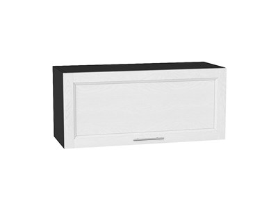 Шкаф верхний горизонтальный Сканди Graphite, White Softwood, 800 В*Ш*Г 358*800*320, фасад МДФ  White Softwood, корпус  Graphite ms2510VVT_56148