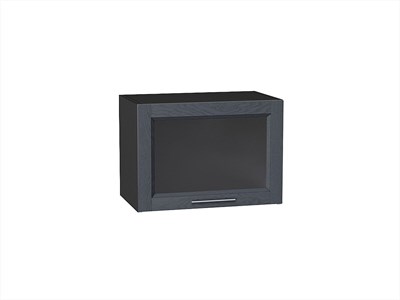 Шкаф верхний горизонтальный остекленный Сканди Graphite, Graphite Softwood, 500 В*Ш*Г 358*500*320, фасад МДФ/Стекло  Graphite Softwood, корпус  Graphite ms2510VVT_41268