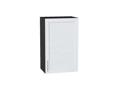 Шкаф верхний с 1-ой дверцей Сканди Graphite, White Softwood, 720, 450 В*Ш*Г 716*450*320, фасад МДФ  White Softwood, корпус  Graphite ms2510VVT_56165