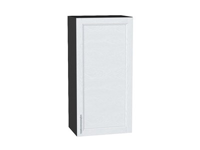 Шкаф верхний с 1-ой дверцей Сканди Graphite, White Softwood, 920, 450 В*Ш*Г 920*450*320, фасад МДФ  White Softwood, корпус  Graphite ms2510VVT_56170