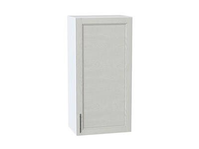 Шкаф верхний с 1-ой дверцей Сканди Белый, Cappuccino Softwood, 920, 450 В*Ш*Г 920*450*320, фасад МДФ  Cappuccino Softwood, корпус  Белый ms2510VVT_41389