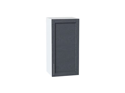 Шкаф верхний с 1-ой дверцей Сканди Белый, Graphite Softwood, 720, 350 В*Ш*Г 716*350*320, фасад МДФ  Graphite Softwood, корпус  Белый ms2510VVT_65210