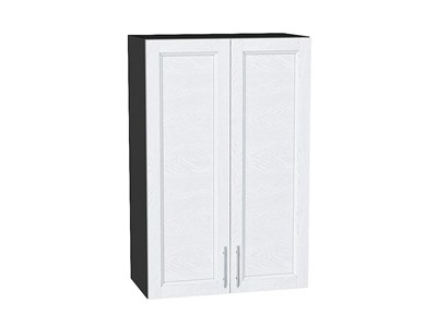 Шкаф верхний с 2-мя дверцами Сканди Graphite, White Softwood, 920, 600 В*Ш*Г 920*600*320, фасад МДФ  White Softwood, корпус  Graphite ms2510VVT_56179