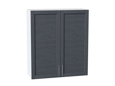 Шкаф верхний с 2-мя дверцами Сканди Белый, Graphite Softwood, 920, 800 В*Ш*Г 920*800*320, фасад МДФ  Graphite Softwood, корпус  Белый ms2510VVT_41620