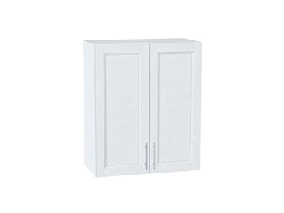Шкаф верхний с 2-мя дверцами Сканди Белый, White Softwood, 720, 600 В*Ш*Г 716*600*320, фасад МДФ  White Softwood, корпус  Белый ms2510VVT_56173