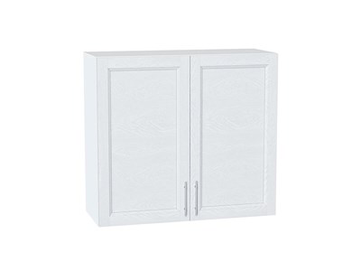 Шкаф верхний с 2-мя дверцами Сканди Белый, White Softwood, 720, 800 В*Ш*Г 716*800*318, фасад МДФ  White Softwood, корпус  Белый ms2510VVT_56174