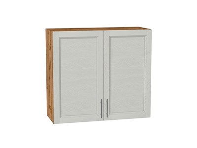 Шкаф верхний с 2-мя дверцами Сканди Дуб Вотан, Cappuccino Softwood, 720, 800 В*Ш*Г 716*800*318, фасад МДФ  Cappuccino Softwood, корпус  Дуб Вотан ms2510VVT_62945