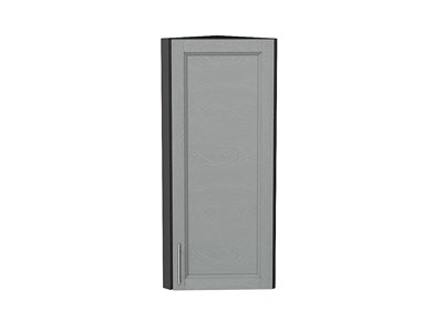 Шкаф верхний торцевой Сканди Graphite, Grey Softwood, 920 В*Ш*Г 920*300*306, фасад МДФ  Grey Softwood, корпус  Graphite ms2510VVT_48963