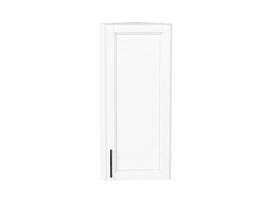 Шкаф верхний торцевой Сканди Белый, White Silkwood, 920 В*Ш*Г 920*300*306, фасад МДФ  White Silkwood, корпус  Белый ms2510VVT_70253