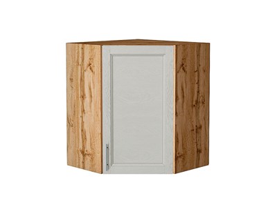 Шкаф верхний угловой Сканди Дуб Вотан, Cappuccino Softwood, 720 В*Ш*Г 716*600*600, фасад МДФ  Cappuccino Softwood, корпус  Дуб Вотан ms2510VVT_62976