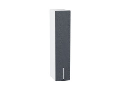 Шкаф верхний бутылочница Сканди Белый, Graphite Softwood, 920 В*Ш*Г 920*200*320, фасад МДФ  Graphite Softwood, корпус  Белый ms2510VVT_48776