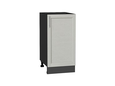 Шкаф нижний с 1-ой дверцей Сканди Graphite, Cappuccino Softwood, 400 В*Ш*Г 816*400*480, фасад МДФ  Cappuccino Softwood, корпус  Graphite ms2510VVT_41813