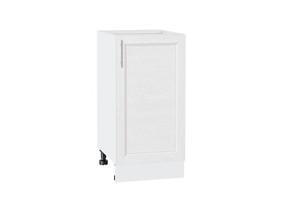 Шкаф нижний с 1-ой дверцей Сканди Белый, White Softwood, 400 В*Ш*Г 816*400*480, фасад МДФ  White Softwood, корпус  Белый ms2510VVT_56265