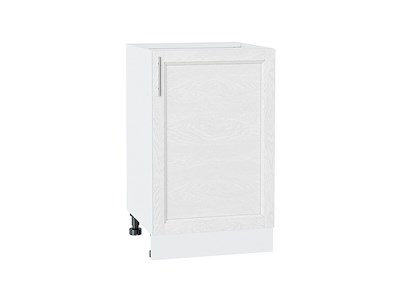 Шкаф нижний с 1-ой дверцей Сканди Белый, White Softwood, 450 В*Ш*Г 816*450*480, фасад МДФ  White Softwood, корпус  Белый ms2510VVT_56266
