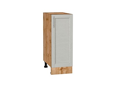 Шкаф нижний с 1-ой дверцей Сканди Дуб Вотан, Cappuccino Softwood, 300 В*Ш*Г 816*300*480, фасад МДФ  Cappuccino Softwood, корпус  Дуб Вотан ms2510VVT_63007