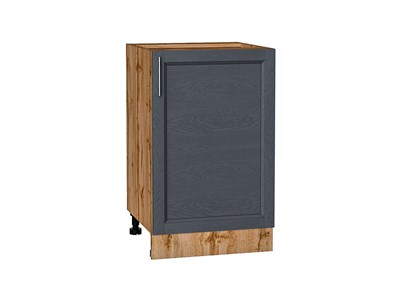Шкаф нижний с 1-ой дверцей Сканди Дуб Вотан, Graphite Softwood, 500 В*Ш*Г 816*500*480, фасад МДФ  Graphite Softwood, корпус  Дуб Вотан ms2510VVT_63024