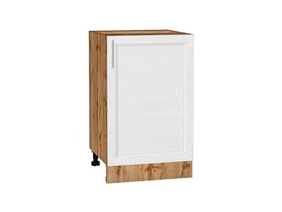 Шкаф нижний с 1-ой дверцей Сканди Дуб Вотан, White Softwood, 500 В*Ш*Г 816*500*480, фасад МДФ  White Softwood, корпус  Дуб Вотан ms2510VVT_63012