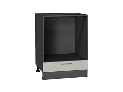 Шкаф нижний под духовку Сканди Graphite, Cappuccino Softwood, 600 В*Ш*Г 816*600*476, фасад МДФ  Cappuccino Softwood, корпус  Graphite ms2510VVT_42022