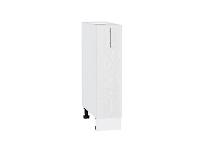 Шкаф нижний бутылочница Сканди Белый, White Softwood, 200 В*Ш*Г 816*200*480, фасад МДФ  White Softwood, корпус  Белый ms2510VVT_56234