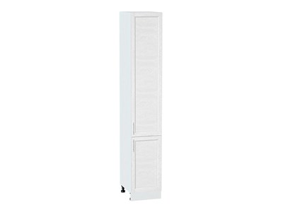 Шкаф пенал с 2-мя дверцами Сканди Белый, White Softwood, 2340, 400 В*Ш*Г 2336*400*576, фасад МДФ  White Softwood, корпус  Белый ms2510VVT_56288