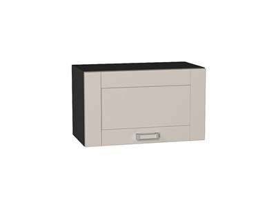 Шкаф верхний горизонтальный Лофт Graphite, Cream Silk, 360, 600 В*Ш*Г 358*600*320, фасад МДФ  Cream Silk, корпус  Graphite ms2510VVT_71408