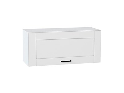 Шкаф верхний горизонтальный Лофт Белый, Super White, 800 В*Ш*Г 358*800*320, фасад МДФ  Super White, корпус  Белый ms2510VVT_55118