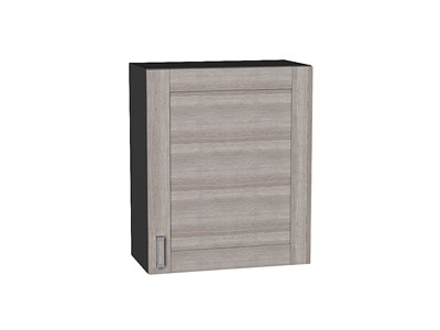 Шкаф верхний с 1-ой дверцей Лофт Graphite, Cappuccino Veralinga, 720, 600 В*Ш*Г 716*600*320, фасад МДФ  Cappuccino Veralinga, корпус  Graphite ms2510VVT_41237