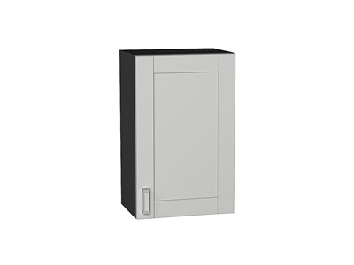 Шкаф верхний с 1-ой дверцей Лофт Graphite, Grey Silk, 720, 450 В*Ш*Г 716*450*320, фасад МДФ  Grey Silk, корпус  Graphite ms2510VVT_69607