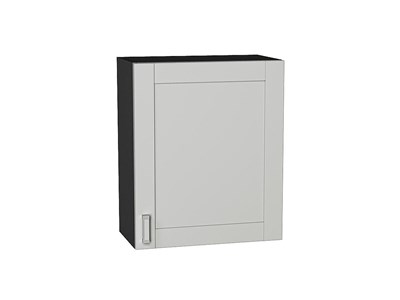 Шкаф верхний с 1-ой дверцей Лофт Graphite, Grey Silk, 720, 600 В*Ш*Г 716*600*320, фасад МДФ  Grey Silk, корпус  Graphite ms2510VVT_69600