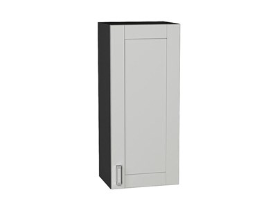 Шкаф верхний с 1-ой дверцей Лофт Graphite, Grey Silk, 920, 400 В*Ш*Г 920*400*320, фасад МДФ  Grey Silk, корпус  Graphite ms2510VVT_69603