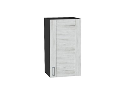 Шкаф верхний с 1-ой дверцей Лофт Graphite, Nordic Oak, 720, 400 В*Ш*Г 716*400*320, фасад МДФ  Nordic Oak, корпус  Graphite ms2510VVT_35946