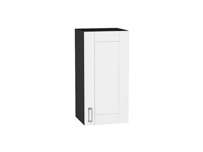 Шкаф верхний с 1-ой дверцей Лофт Graphite, White Silk, 720, 350 В*Ш*Г 716*350*320, фасад МДФ  White Silk, корпус  Graphite ms2510VVT_65232