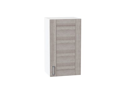 Шкаф верхний с 1-ой дверцей Лофт Белый, Cappuccino Veralinga, 720, 400 В*Ш*Г 716*400*320, фасад МДФ  Cappuccino Veralinga, корпус  Белый ms2510VVT_35943