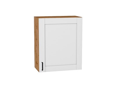 Шкаф верхний с 1-ой дверцей Лофт Дуб Вотан, Super White, 720, 600 В*Ш*Г 716*600*320, фасад МДФ  Super White, корпус  Дуб Вотан ms2510VVT_63173