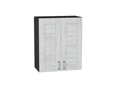 Шкаф верхний с 2-мя дверцами Лофт Graphite, Nordic Oak, 720, 600 В*Ш*Г 716*600*320, фасад МДФ  Nordic Oak, корпус  Graphite ms2510VVT_35967