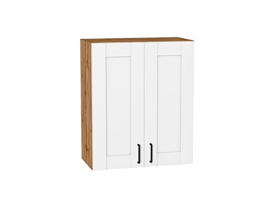 Шкаф верхний с 2-мя дверцами Лофт Дуб Вотан, Super White, 720, 600 В*Ш*Г 716*600*320, фасад МДФ  Super White, корпус  Дуб Вотан ms2510VVT_63218