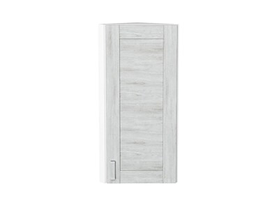 Шкаф верхний торцевой Лофт Белый, Nordic Oak, 920 В*Ш*Г 920*300*306, фасад МДФ  Nordic Oak, корпус  Белый ms2510VVT_48909
