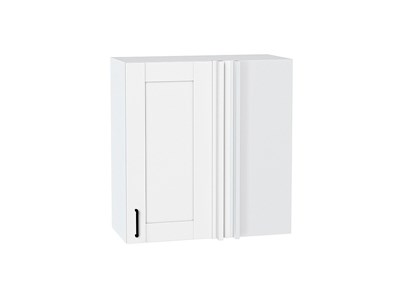 Шкаф верхний прямой угловой Лофт Белый, Super White, 720 В*Ш*Г 716*700*345, фасад МДФ  Super White, корпус  Белый ms2510VVT_60306