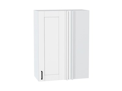 Шкаф верхний прямой угловой Лофт Белый, Super White, 920 В*Ш*Г 920*700*345, фасад МДФ  Super White, корпус  Белый ms2510VVT_60307