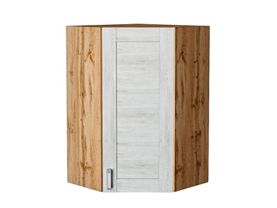 Шкаф верхний угловой Лофт Дуб Вотан, Nordic Oak, 920 В*Ш*Г 920*600*600, фасад МДФ  Nordic Oak, корпус  Дуб Вотан ms2510VVT_63311