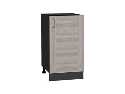 Шкаф нижний с 1-ой дверцей Лофт Graphite, Cappuccino Veralinga, 450 В*Ш*Г 816*450*480, фасад МДФ  Cappuccino Veralinga, корпус  Graphite ms2510VVT_39682