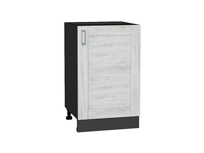 Шкаф нижний с 1-ой дверцей Лофт Graphite, Nordic Oak, 500 В*Ш*Г 816*500*480, фасад МДФ  Nordic Oak, корпус  Graphite ms2510VVT_39812