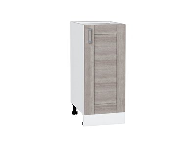 Шкаф нижний с 1-ой дверцей Лофт Белый, Cappuccino Veralinga, 350 В*Ш*Г 816*350*480, фасад МДФ  Cappuccino Veralinga, корпус  Белый ms2510VVT_65261