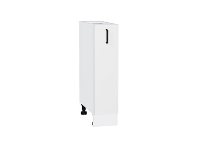Шкаф нижний с 1-ой дверцей Лофт Белый, Super White, 200 В*Ш*Г 816*200*480, фасад МДФ  Super White, корпус  Белый ms2510VVT_66275